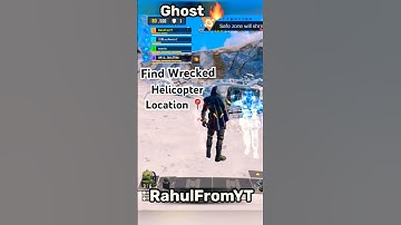 Find Wrecked Helicopter Location in Heat 💀📍BR - CODM #heat #wrecked #helicopter #ghost #fragments