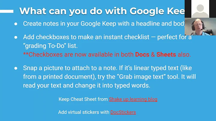 Using Google Keep for the First Time