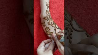 Simple Arabic Henna Design #mehndi #henna #dubai #style #fashion #song #mehandi #farheenscreation