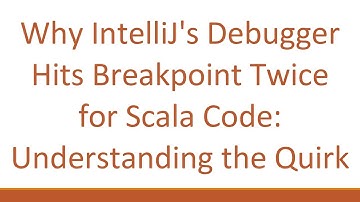 Why IntelliJ