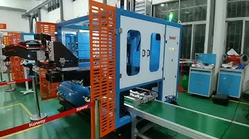 Kowey 8 Cavities Yogurt Cups Side Entry IML Robot System Ready for Ship Out.