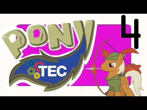 Minecraft - Pony Tech Mod Pack - Water Tank Action - Episode 4 lets play a little game
