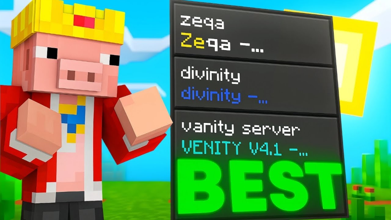 Top 5 Best PVP SERVERS for Minecraft PE in 2025!
