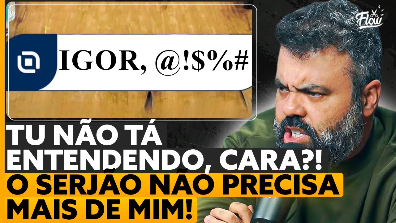 IGOR PERDE A PACIÊNCIA com mensagem no LIVEPIX