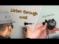 Listen through walls spy device