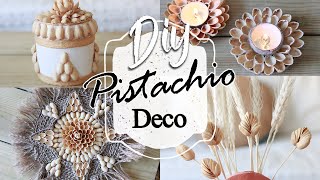 DIY DECO with PISTACHIOS SHELL🥜 | PISTACHIO SHELL ART | Shanti Irene