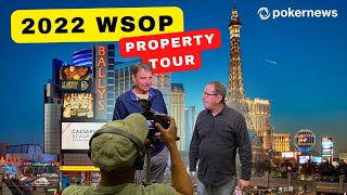 2022 World Series Of Poker Property Tour with Lon McEachern and Norman Chad!