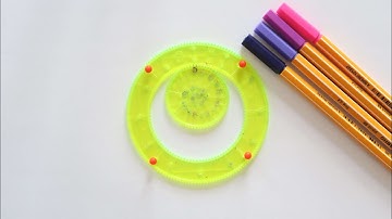 Satisfying and relaxing Spirograph design video #spirograph #how #drawing