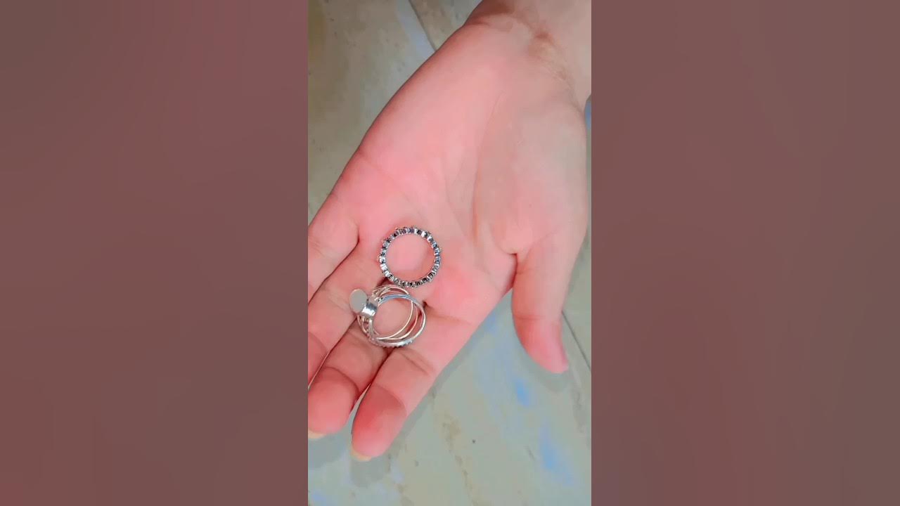 WHITE STONE RING 💍 accessories ring fashion youtubeshorts shorts 