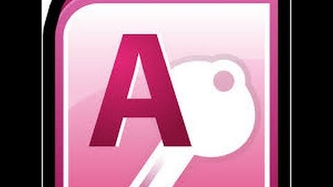 MS access complete project Part 1