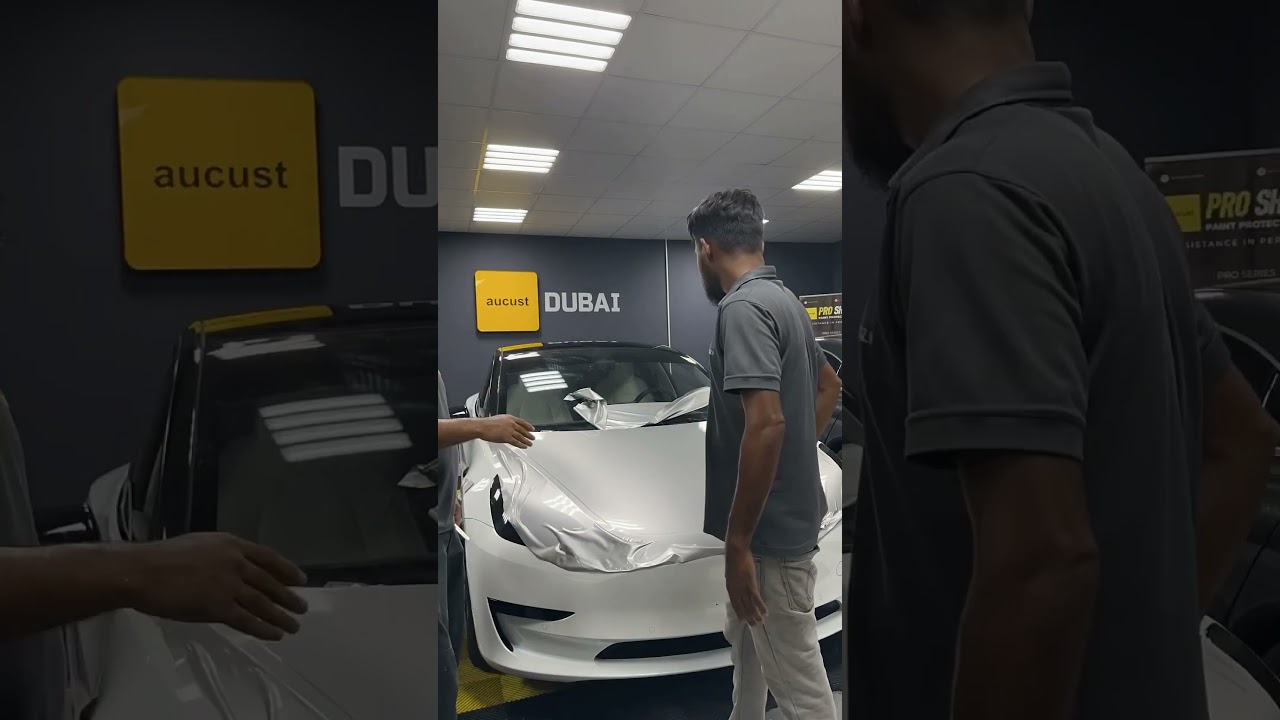 Tesla Model 3 - Vinyl Wrapping Drive with your success colours