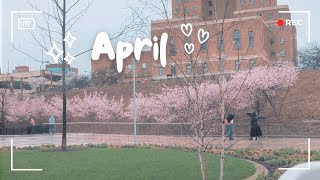 disorganized april vlog