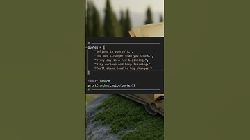 Create a Random Quote Generator in Python – Beginner Friendly 🇮🇳 #Shorts
