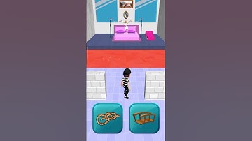 Thief and run 3D 🎮 level 2 #shorts