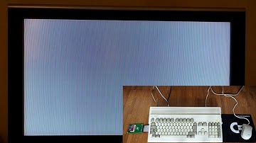 Amiga 1200 booting AmigaOS 3.1.4 using ACAMapROM (ACA1233n)