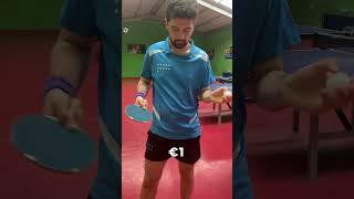 €1 Vs €300 Ping Pong Racket 🏓 #pingpong #masatenisi #sports #pingpongracket #pingpongtrickshots