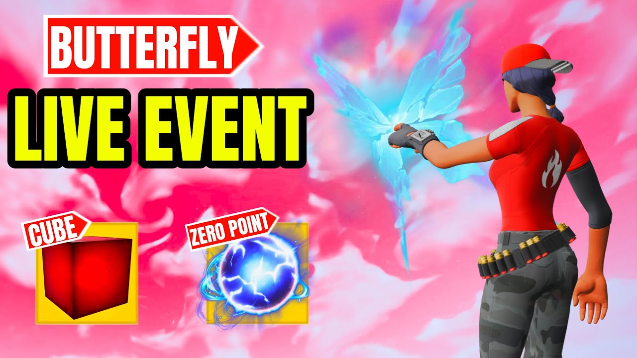 Jz Plays reacts to the Rift Butterfly Event in Fortnite! - YouTube