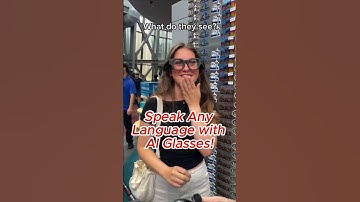 AI Glasses: Break Language Barriers! #shorts #smartglasses