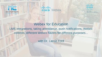 Webex LMS Integrations, Attendance, Notifications