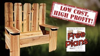 How to build a Bench Planter | Make Money Woodworking | How To