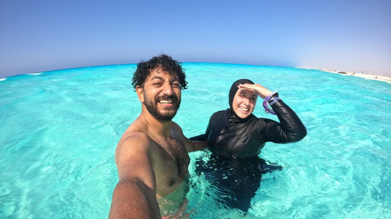 اكتشفنا شاطيء جديد في مطروح 😳🌊