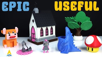 12 Useful & Epic Things 3D Printed | Satisfying #3dprinting | Anycubic Kobra Max