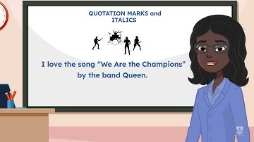 Quotation Marks vs Italics Grammar Lesson