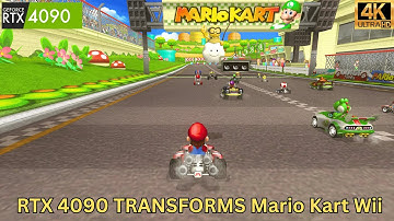 Mario Kart Wii Ultra Graphics Comparison on RTX 4090 | Direct3D 12 vs Vulkan using Dolphin Emulator