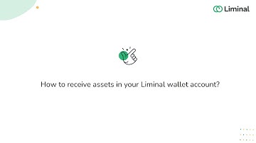 How to receive assets in your Liminal wallet account | Crypto Currency | Self-Custody Wallet