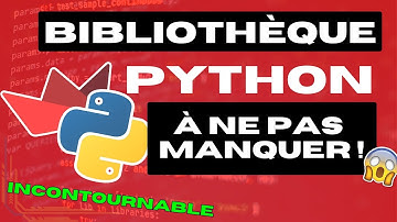 La Meilleure Bibliothèque PYTHON du Monde