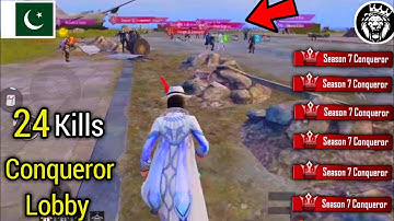 Using Fist in Conqueror Lobby - Star ANONYMOUS - PUBG MOBILE