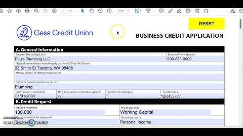 GCU Application Form Instructions