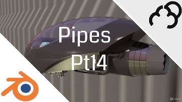 Pipes - Create a Scifi Spaceship in Blender - Tutorial Pt 14