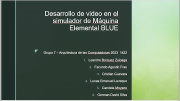 Video Simulador Blue G7 2023