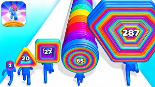 Epic Layer Man 3D 🌈 | Giant Shape Evolution Run Challenge | Max Level Gameplay #287