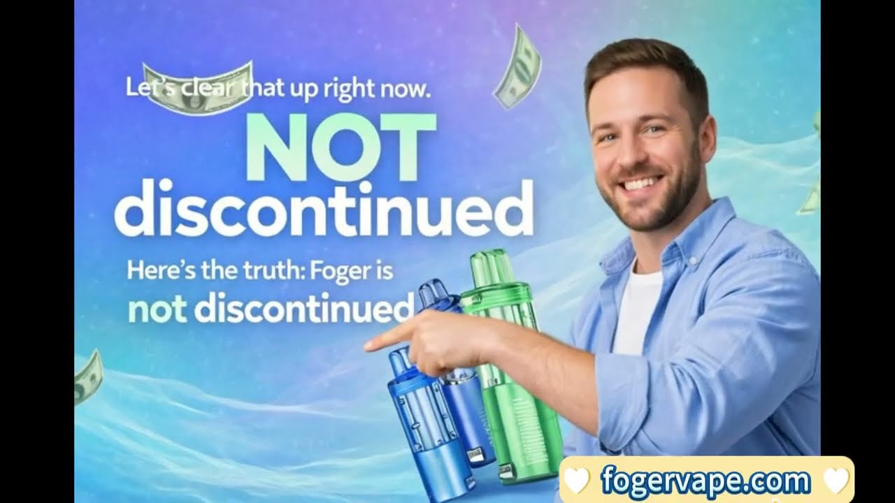 are they discontinuing foger vapes FogerVapes.com main image 1