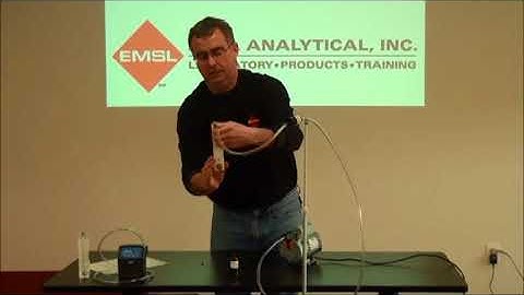 Sampling Video for Airborne Asbestos Fibers Using NIOSH 7400 Method & AHERA TEM Method