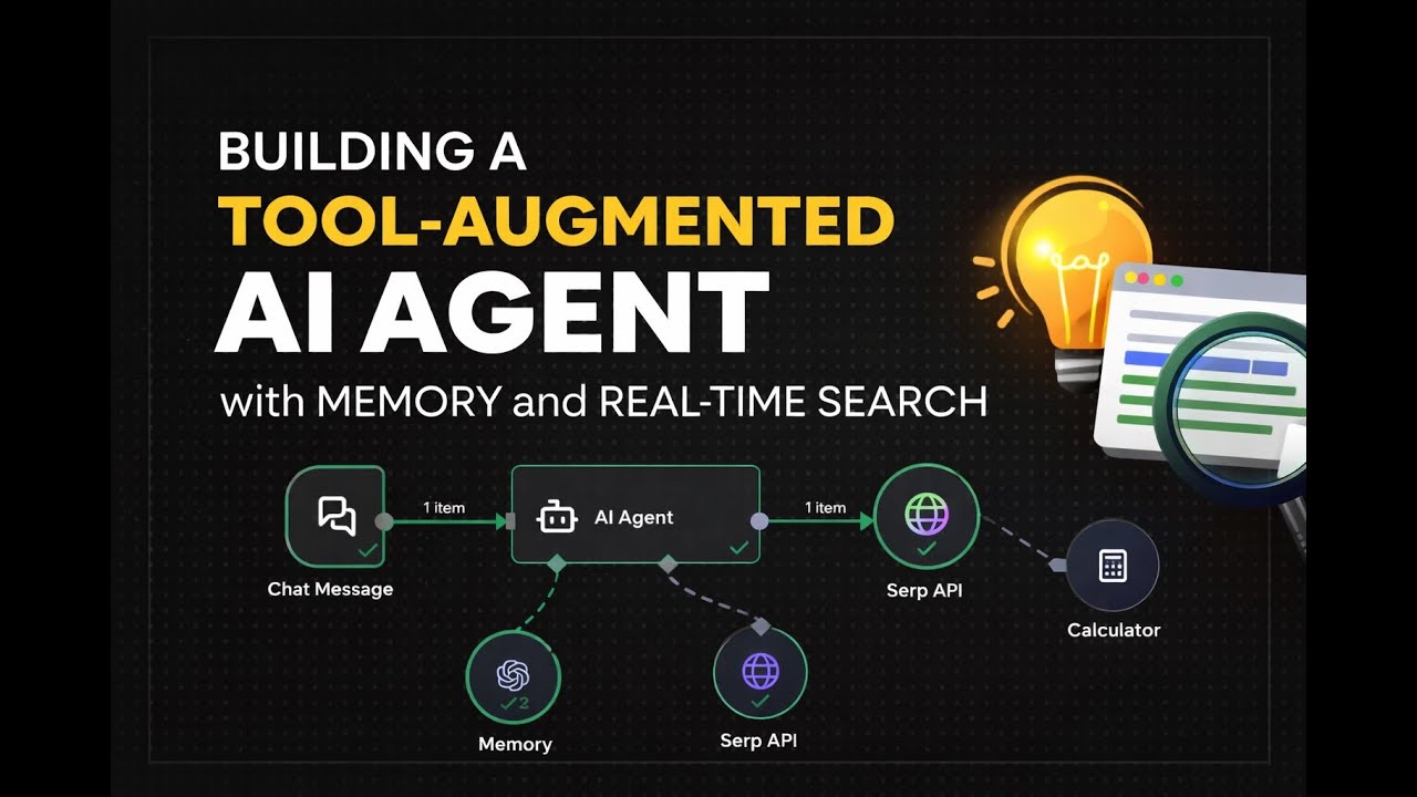 Building a Tool-Augmented AI Agent with Memory & Real-Time Search - YouTube