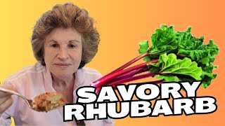 Zesty Chicken with Tangy Rhubarb Sauce: A Savory Delight!