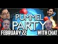 Tyler1 Plays Pummel Party w/ Trick2g, Yassuo & Voyboy AGAIN!