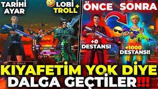 KIZLAR FAKİR DİYİP DALGA GEÇTİLER! NADİR 1000 DESTANSILI HESABIMLA TARİHİ AYAR VERDİM❗️/ PUBG MOBİLE