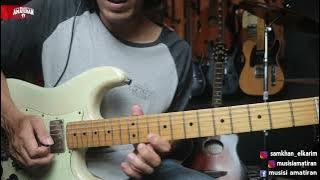 Purple of the Seekers Guitar solo tutorial and guitar backing track