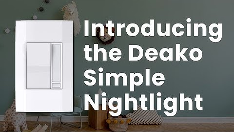 Introducing the Deako Simple Nightlight