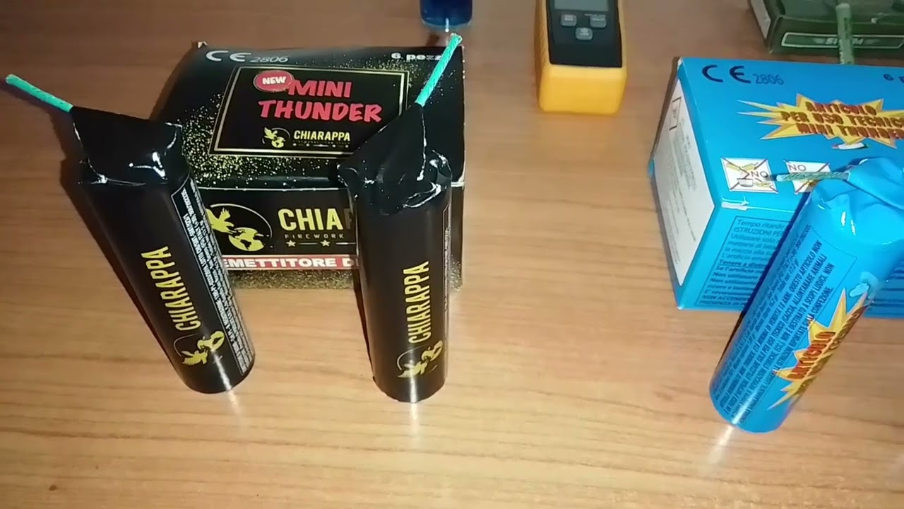 ordine extra pirotecnica sarro: new mini thunder chiarappa più altri  articoli 