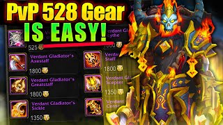 How to Get FULL 528 PvP Ilvl Gear FAST & Easy | Dragonflight Gearing GUIDE 10.2.7