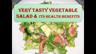 vegetable salad/ quick and simple veggie salad/healthy salad/telugu screenshot 4