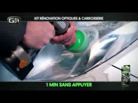 Kit rénovateur optique de phares manuel GS27 - Feu Vert