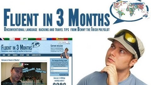 Fluent in 3 months: 11 language polyglot overview of the website