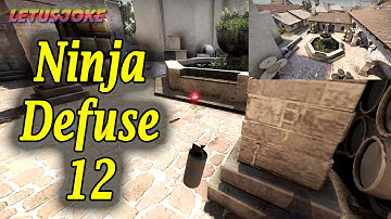 I WAS ABOVE HIM! - CS:GO Ninja Defuse (Inferno, B Spot)