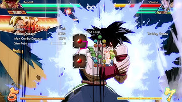 DBFZ: Advanced Bardock combo (94% Damage)